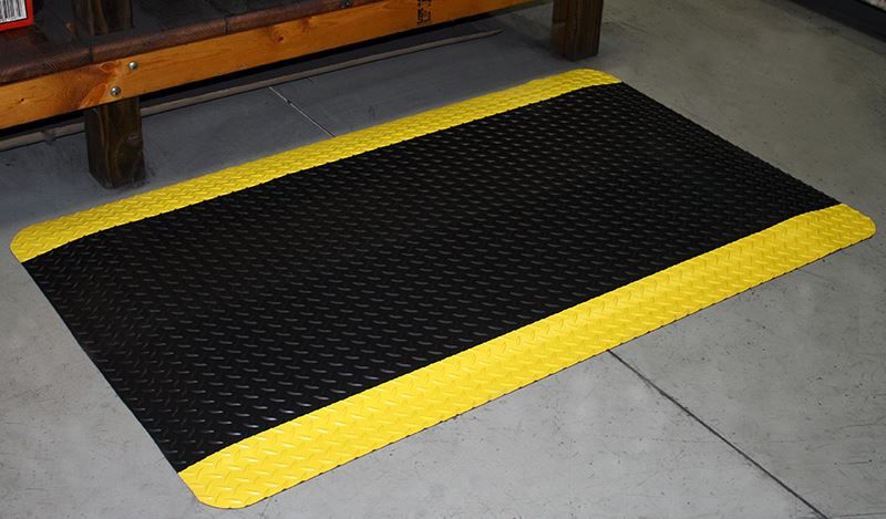 Sof Spun 3/8  Industrial Rubber Anti-Fatigue Mats, Dock Bumpers