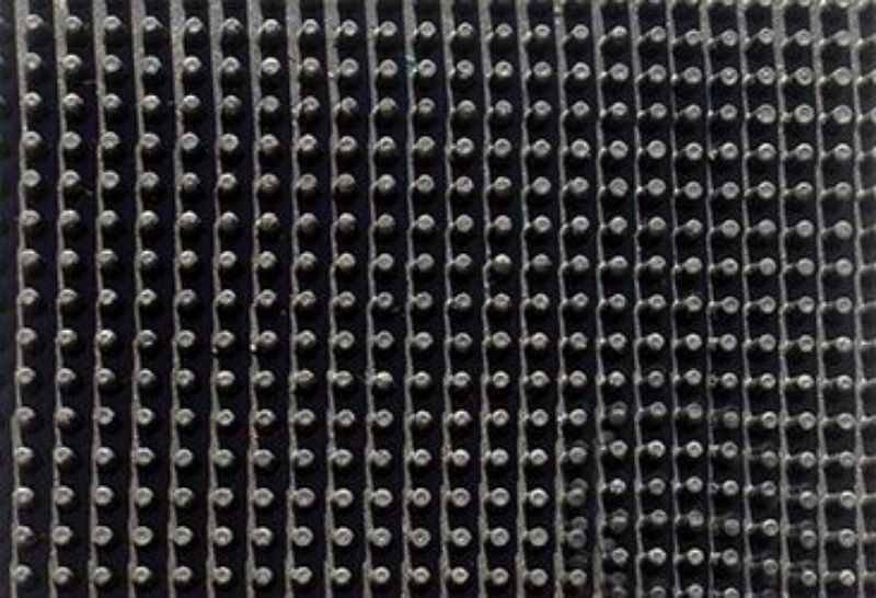  Durable Corporation 396S1624BK Heavy Duty Rubber Fingertip  Entrance Mat, for Outdoor Areas, 16 Width x 24 Length x 5/8 Thickness,  Black : Industrial & Scientific